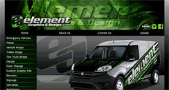 Desktop Screenshot of elementgraphics.com