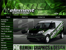 Tablet Screenshot of elementgraphics.com
